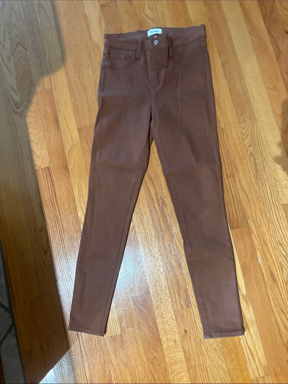 pistola Skinny Jeans in Warm Brown